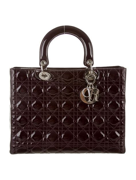 purple christian dior bag